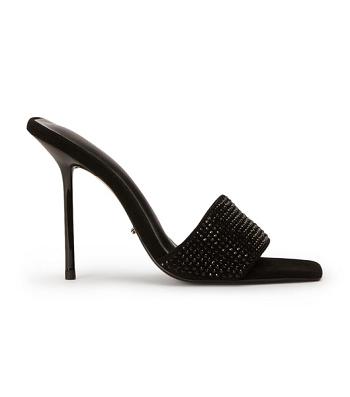 Tacones Brillantes Tony Bianco Naomi Black Crystal/Black Suede 10.5cm Negras | GPEUC78951