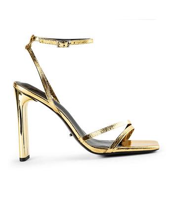 Tacones De Novia Tony Bianco Fiance Gold Foil 11cm Doradas | PEICD77425