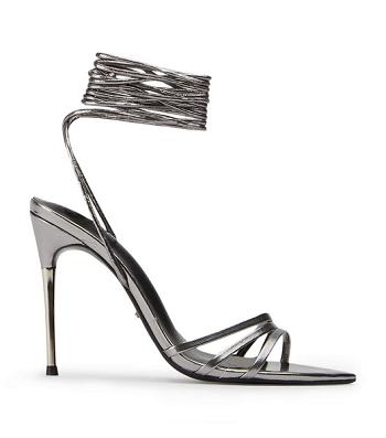 Tacones con tiras Tony Bianco Mavis Gunmetal Glimmer 10.5cm Gris | MPEHR37379