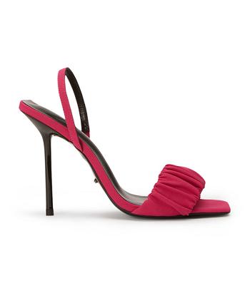 Tacones de evento Tony Bianco Nixon Persian Crepe 10.5cm Rojas | LPETR22523