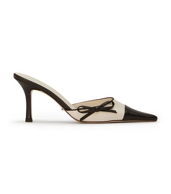 Tacones de evento Tony Bianco Shirley Bone/Black 8cm Beige Negras | PEJKU16877