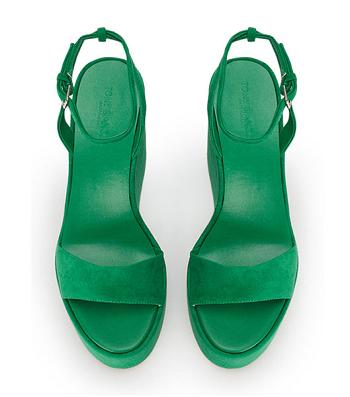 Zapatos Plataforma Tony Bianco Vesna Jade Suede 13cm Verde | XPEBH73401